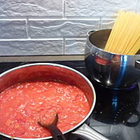 Spaghetti napoletana ale z szynką!