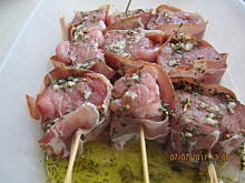 Fot. ciapeczka, Polędwiczki wieprzowe zawijane w szynce parmeńskiej