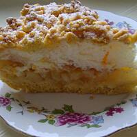 Kruche ciasto z gruszkami i skórką pomarańczową