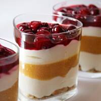 Deser wiśnia-nektarynka