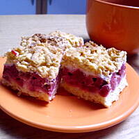 Placek z rabarbarem Agulka