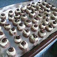 Kruche ciasteczka kakaowo-waniliowe