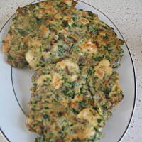 Placki z pierśnikiem.