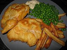 Fot. MoniaKociara, Dorsz w frytkami