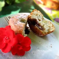 Muffinki z bananami i czekoladą