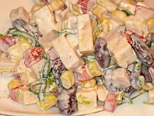 Fot. niania09, Sałatka serowo-paprykowa.