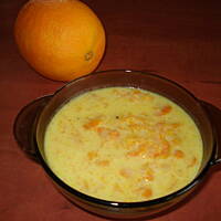 Zupa krem z pomarańczy