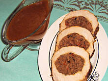 Fot. mariola2000, Schab nadziewany mięsem z sosem wg M&Ł