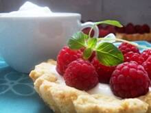 Fot. lukrem polane, Tartaletki sernikowe z malinami