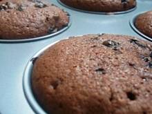 Fot. lukrem polane, Mufinki czekoladowo-jagodowe