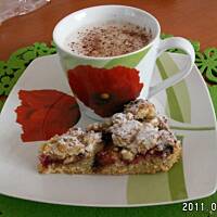 Kruche ciasto ze sliwkami i kruszonką