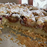 Kruche ciasto ze sliwkami i kruszonką