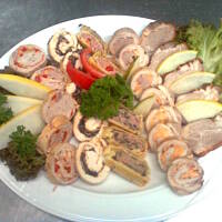 Roladki z schabu-zimny bufet