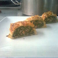 Roladki w cieście francuskim-zimny bufet cz.1