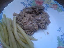 Fot. Kolorowa75, szynka z pieczarkami w sosie serowo-śmietankowym