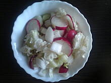 Fot. Kolorowa75, surówka z kapusty pekińskiej