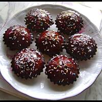 Mufinki białe z polewą