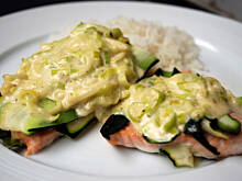 Fot. katy12, Filet z pstrąga z cukinią i porami