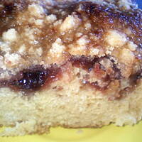 Tanie ciasto z owocami - gnieciuch