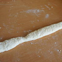 Kluski leniwe z cynamonem