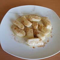 Kluski leniwe z cynamonem