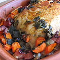 romertopf "kurczak z warzywami"