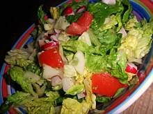 Fot. natalka1, Salatka z salaty rzymskiej