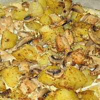 Ziemniaki w śmietance.