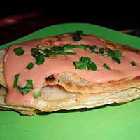 Nalesniki piwne z szynka i serem