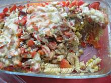 Fot. ania_2288, Zapiekanka makaronowa z kurczakiem, warzywami i imbirem