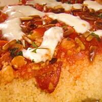 Kaszka kuskus z sosem pomidorowym