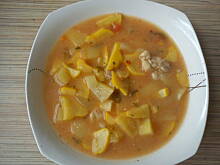 Fot. ezelka, Zupa patisonowo - paprykowa