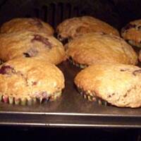 Muffinki orkiszowe z płatkami owsianymi