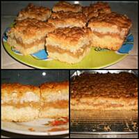 Jabłecznik z bezą kokosową