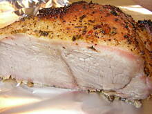 Fot. olusia23, Schab pieczony z owocami jałowca i ziarnami kolendry