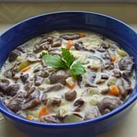 Grzyby w sosie śmietanowym