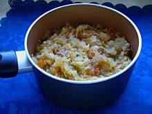 Fot. niebieska-różyczka, Kapusta ze skwarkami - bardzo oszczędna