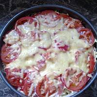 Zapiekanaka warzywna z ryżem