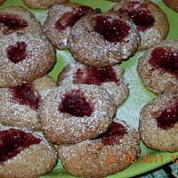 Ciasteczka z kaszą manną i dżemem