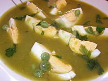 Fot. olusia23, Zupa-krem ze świeżego zielonego groszku