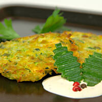 Placki cukiniowo-kukurydziane