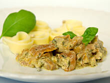 Fot. Wkn, Tagliatelle śmietanowe z kurkami