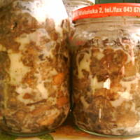 Konserwa z grzybów w smalcu