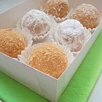 Trufle kokosowo-pomarańczowe