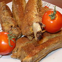 Żeberka w chrupiącej panierce