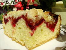 Fot. Krystyna911, Ciasto ucierane ze śliwkami i z kruszonką