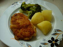 Fot. blackrose4u, Kotlet nadziewany pieczarkami