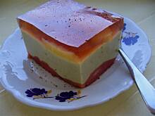 Fot. niebieska-różyczka, Sernik bananowo-ananasowy na zimno