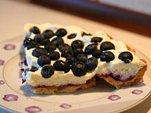 Fot. powsinoga, Tarta z borówkami i mascarpone