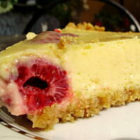 Tarta cytrynowo-malinowa